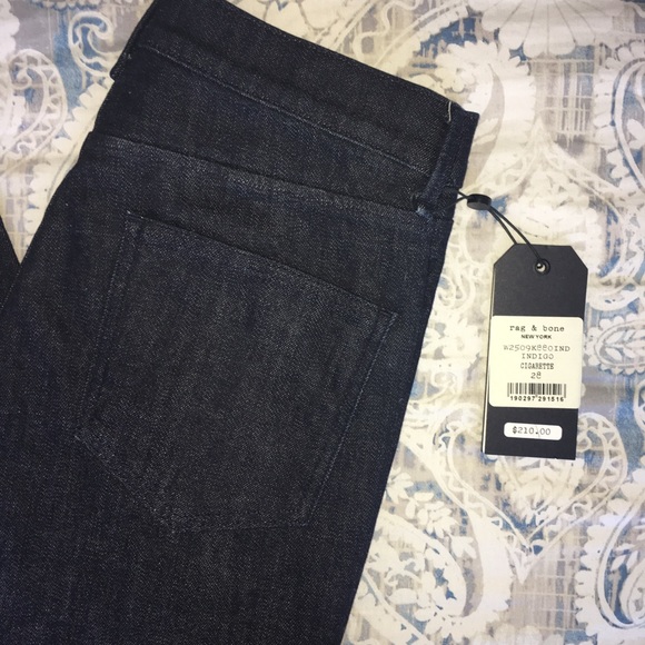 NWT Rag & Bone Cigarette Jeans in Indigo - Picture 3 of 8